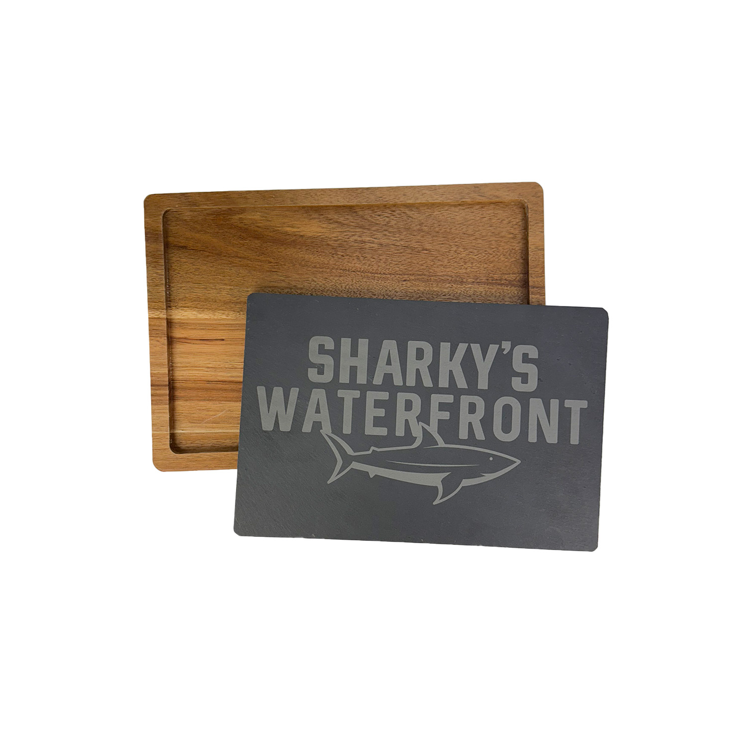 Acacia Wood and Slate Cutting Board 3