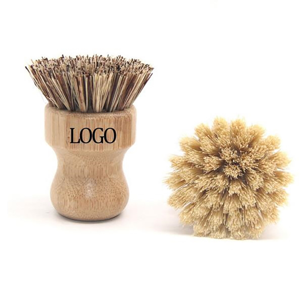 Natural Kitchen Scrub Brush Set 2