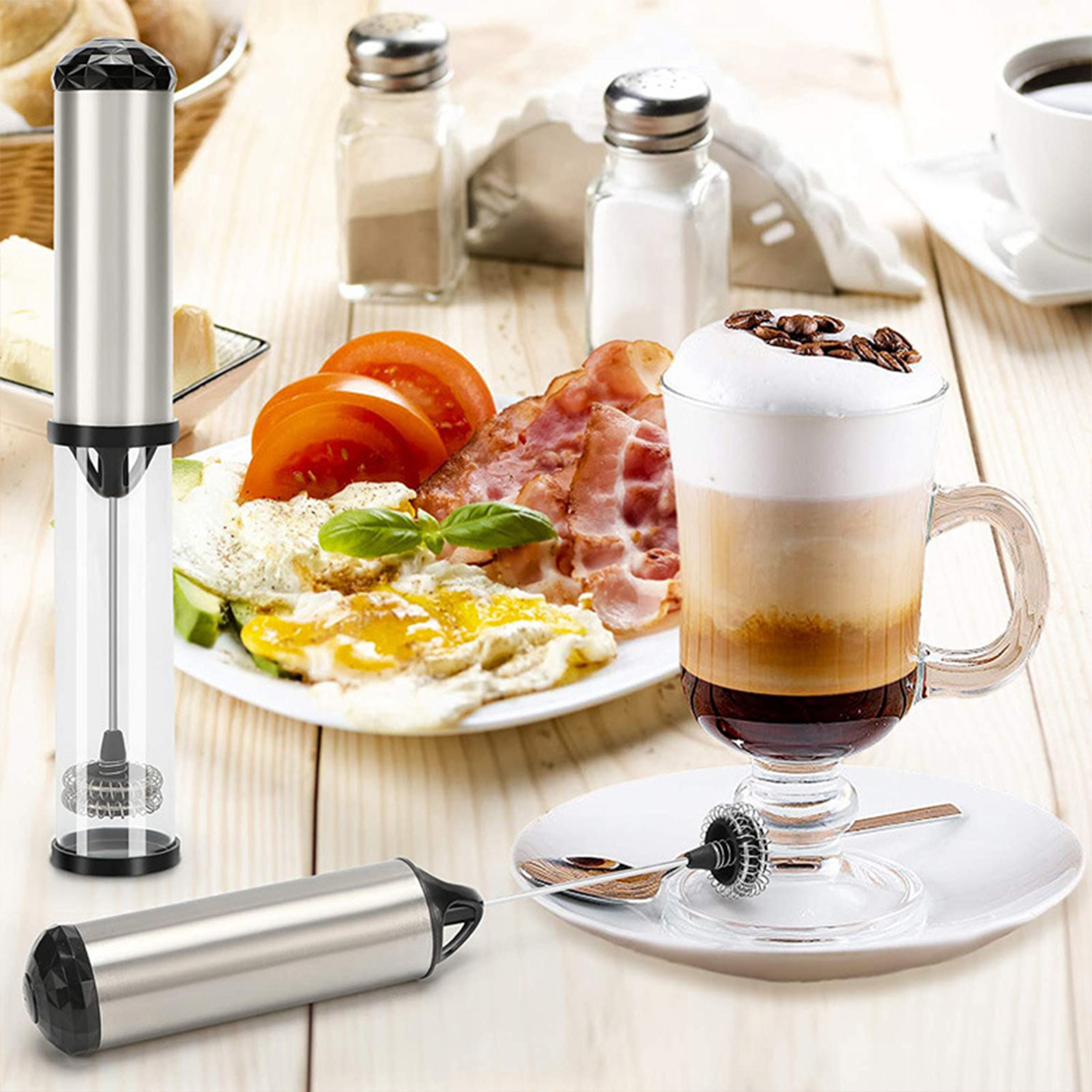 Stainless Steel Baking And Egg Beating Blender 3