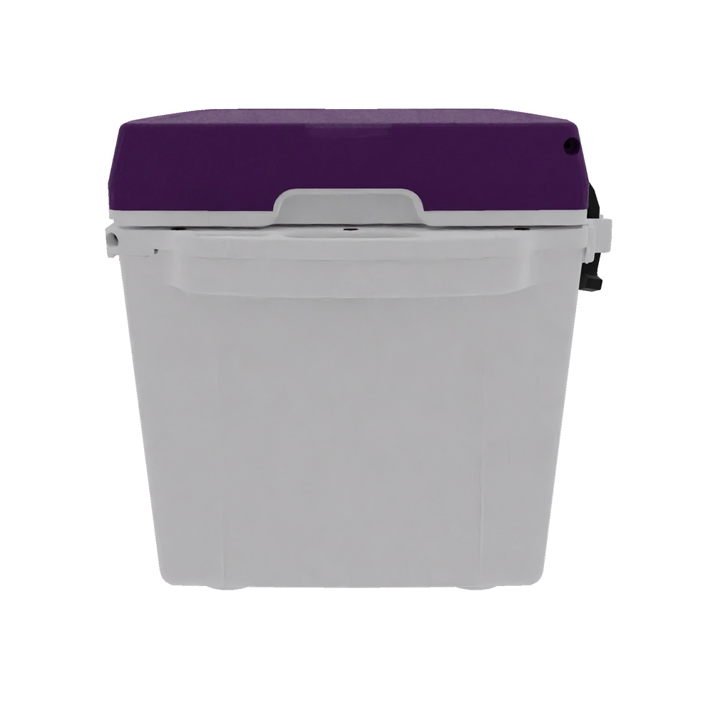 Taiga 27 Quart Cooler: Custom molded Logo, Custom PMS Color 2
