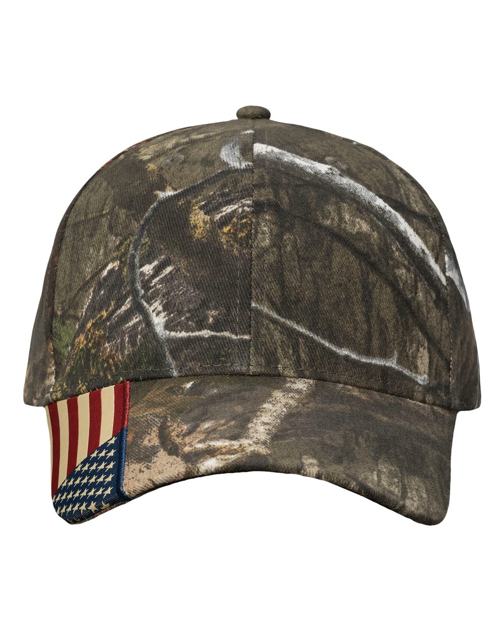 Camo Woven USA Flag Cap - LC350 2