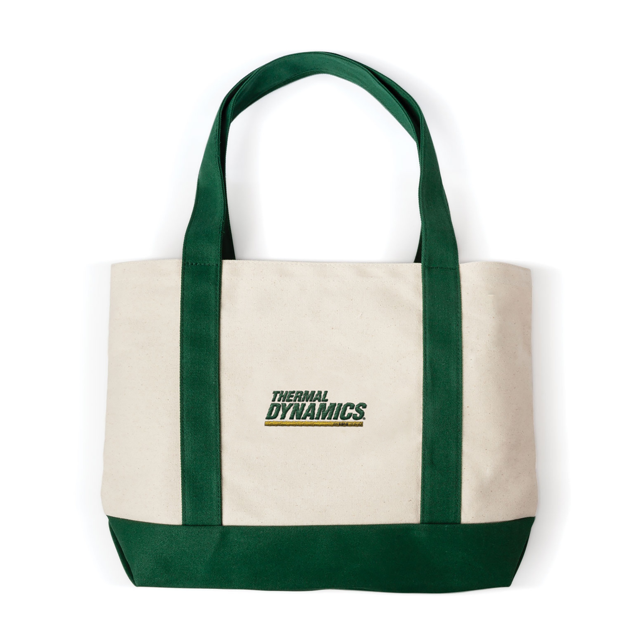Embroidered Canvas Boat Tote