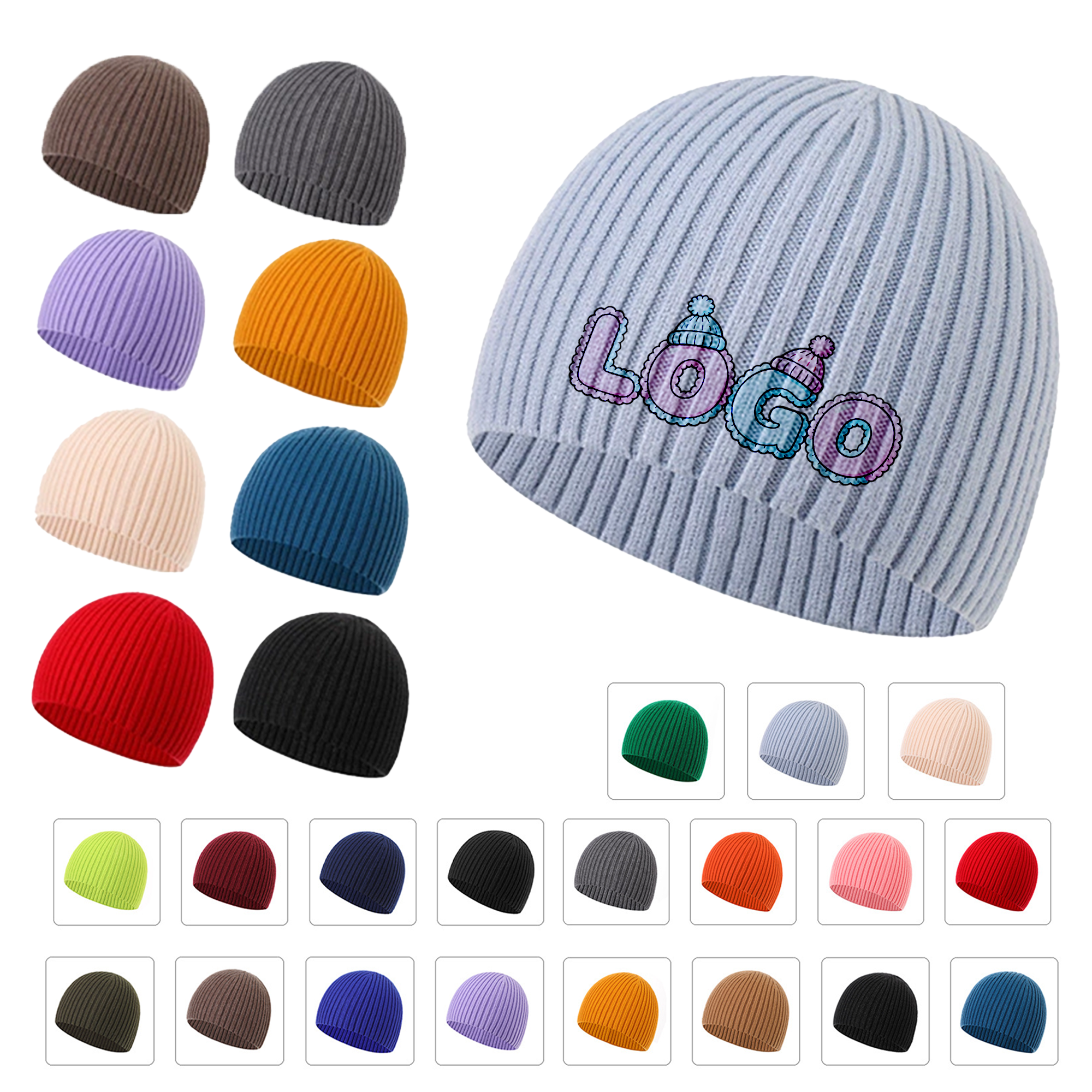 Thickened Warm Knitted Hat 5