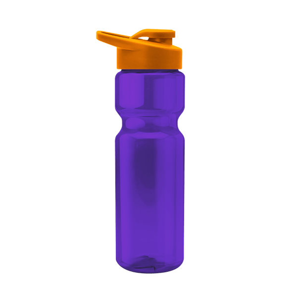 Blazer 28oz Transparent Bike Bottle w/Drink-thru Lid 1280