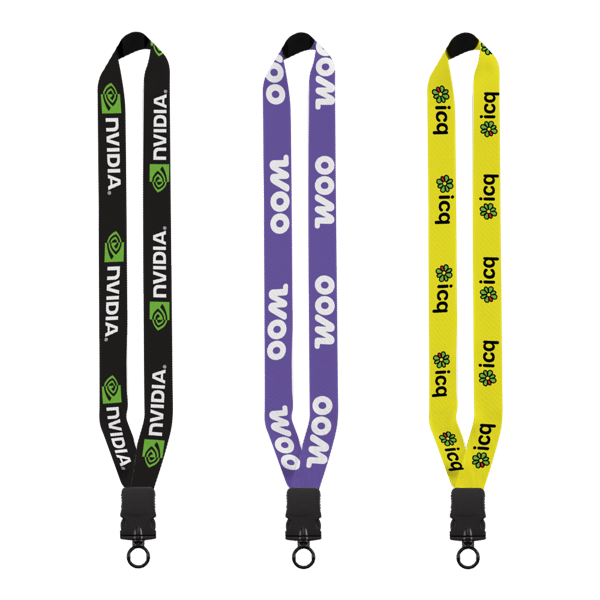 1" Dye-Sublimated Waffle Weave Lanyard 6