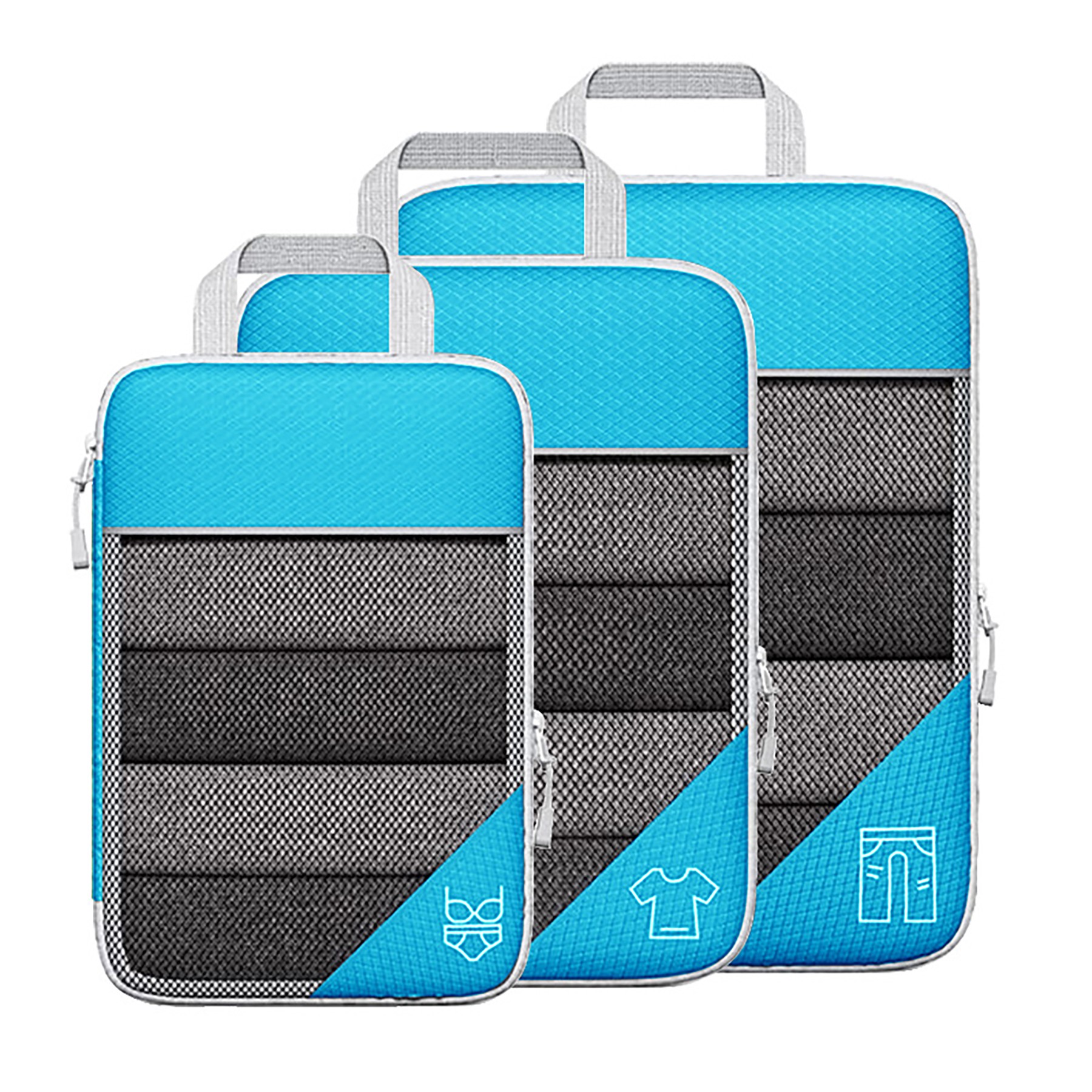 3 Pack Compression Packing Cube 1