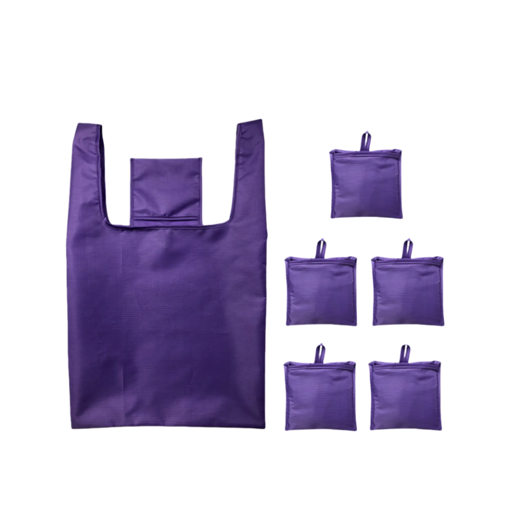 Folding Portable Shopping Bag Reusable, custom tote bag with logo imprint 8