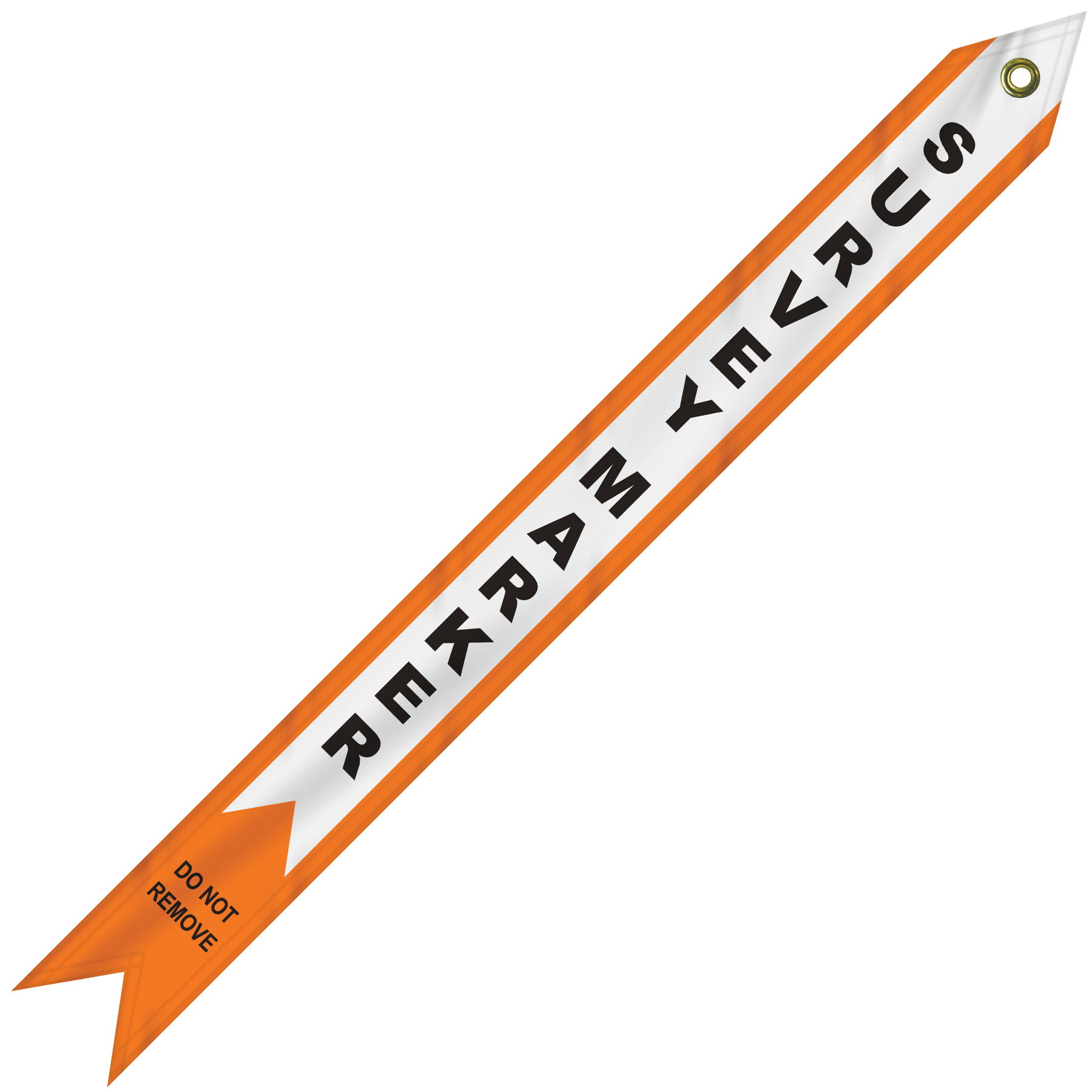 2 1/4" x 24" Custom Printed Nylon Streamer 2