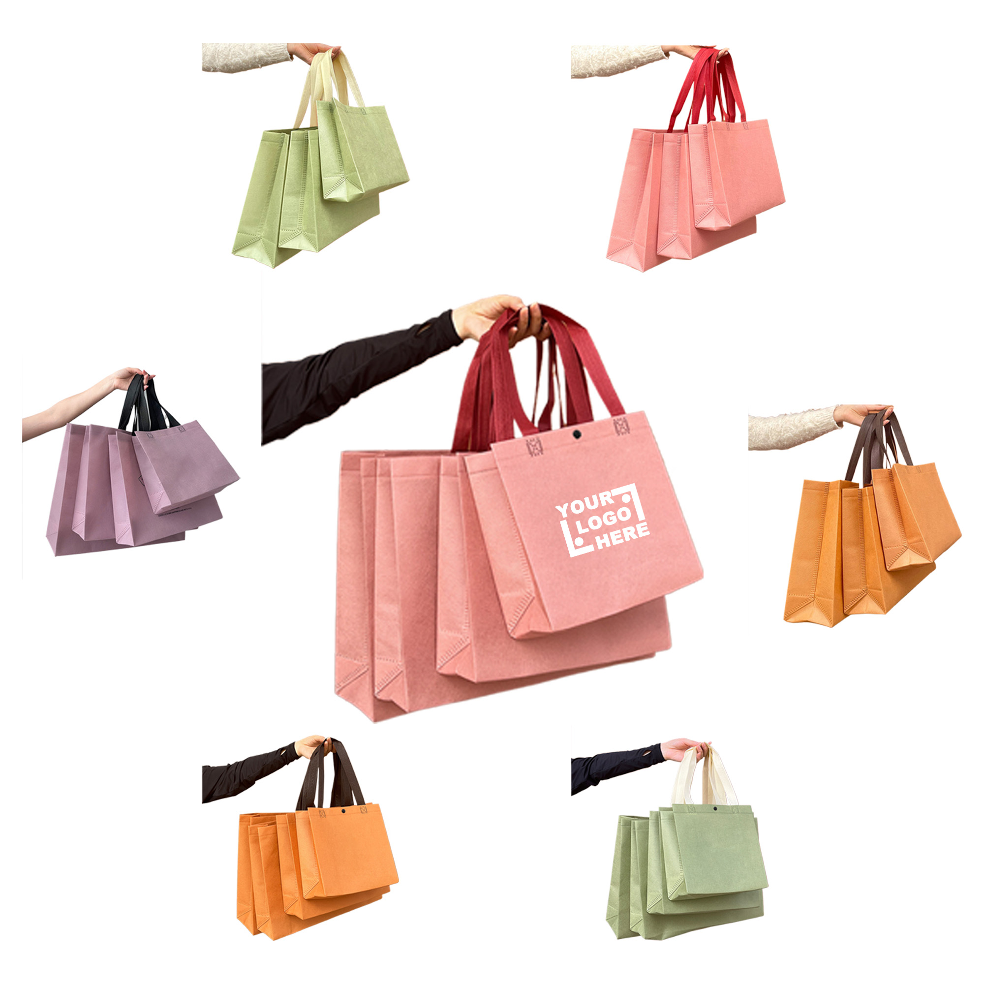 Reusable Nonwoven Tote Bag for Clothing 1