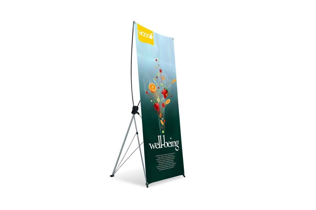24"w x 63"h X-Banner Display Kit - Fabric Only 1