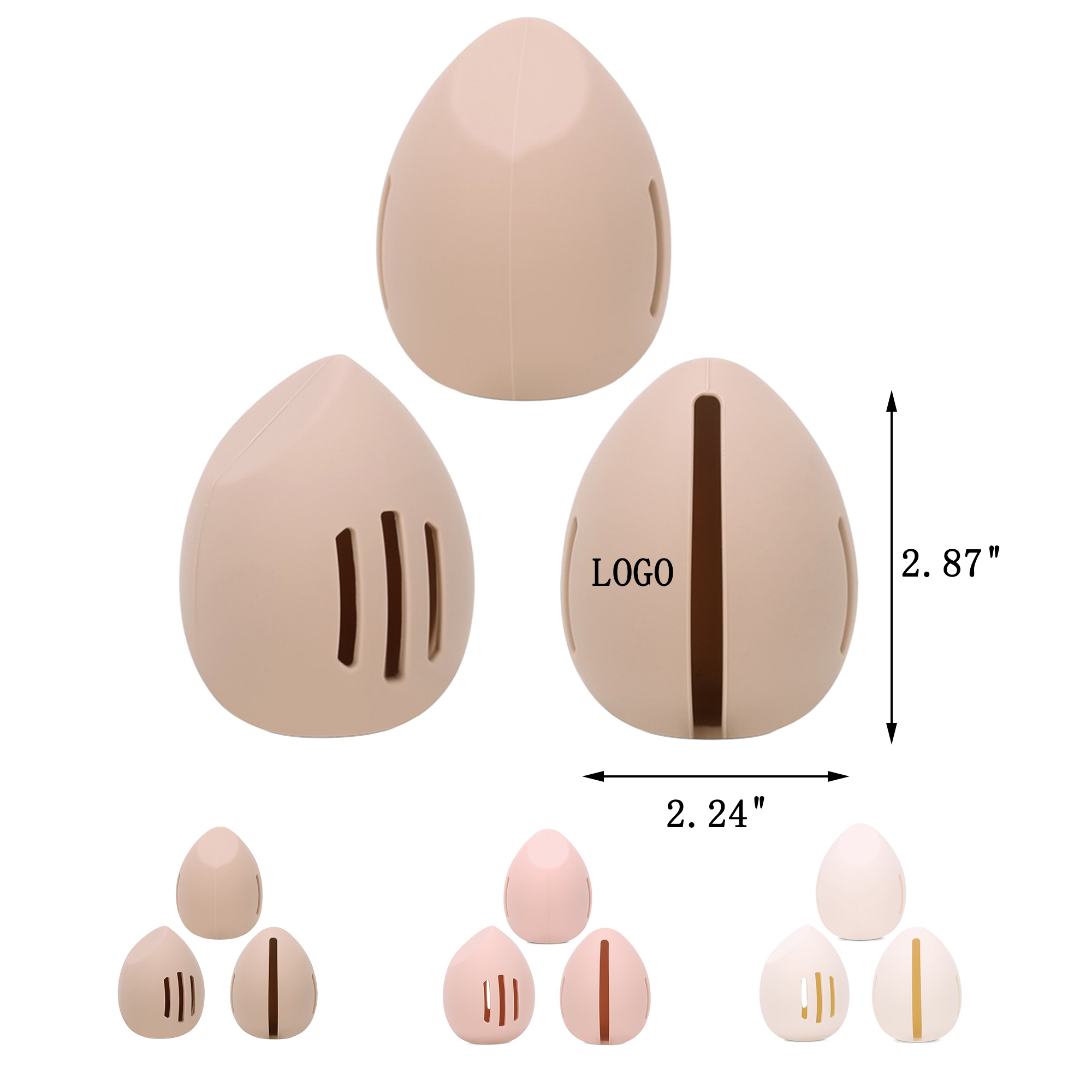 Water Drop Silicone Beauty Egg Storage 1