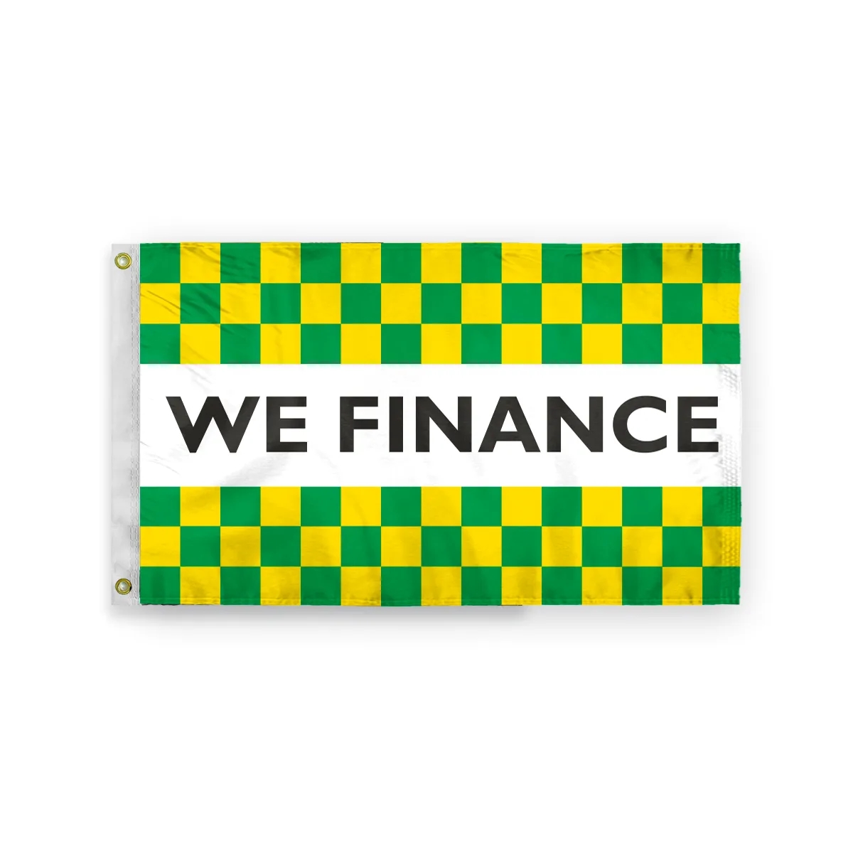 Checkered Message Flag - 3' x 5' 2