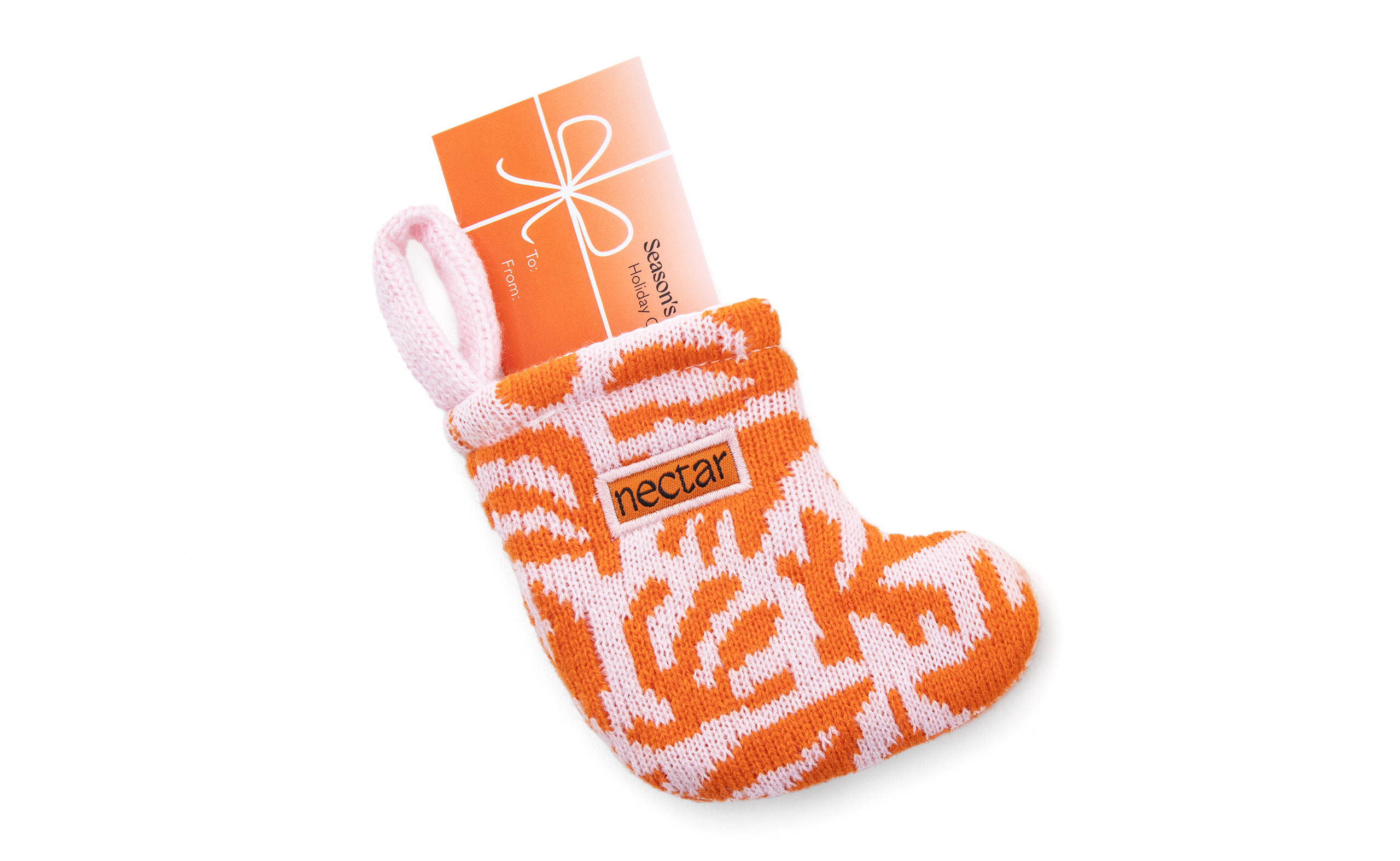 Mini Knit Holiday Stocking