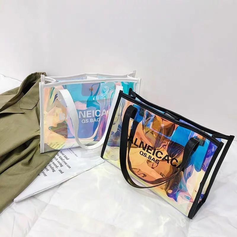 Holographic Transparent PVC bag/  Iridescent Bag 1