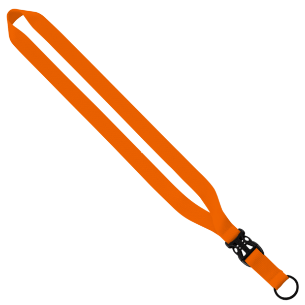 3/4" Polyester Lanyard with Slide Buckle Release & Split-Ring 26