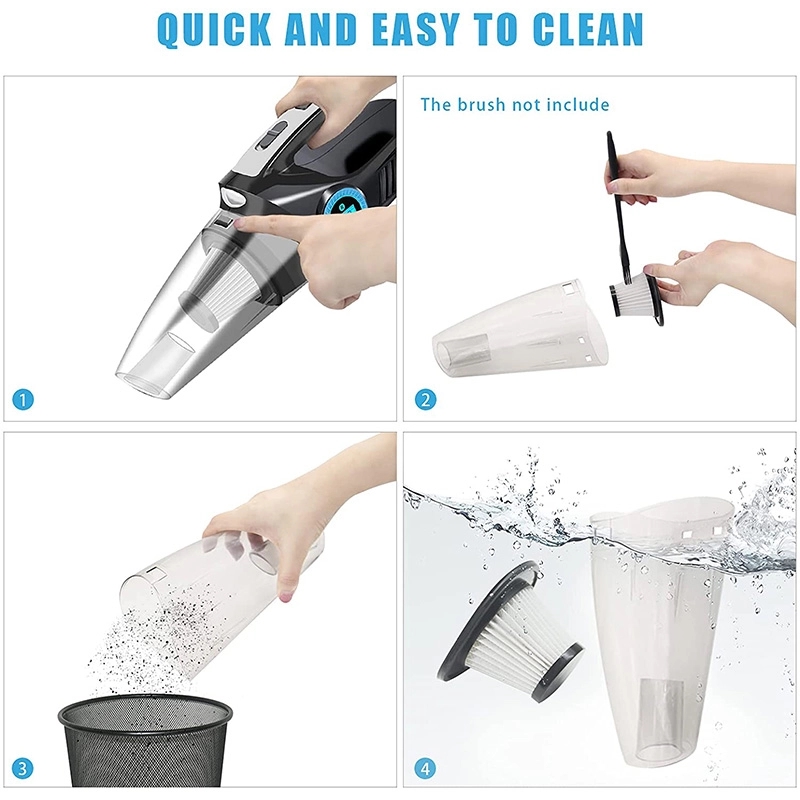 Car Vacuum Cleaner With Tire Inflator 7