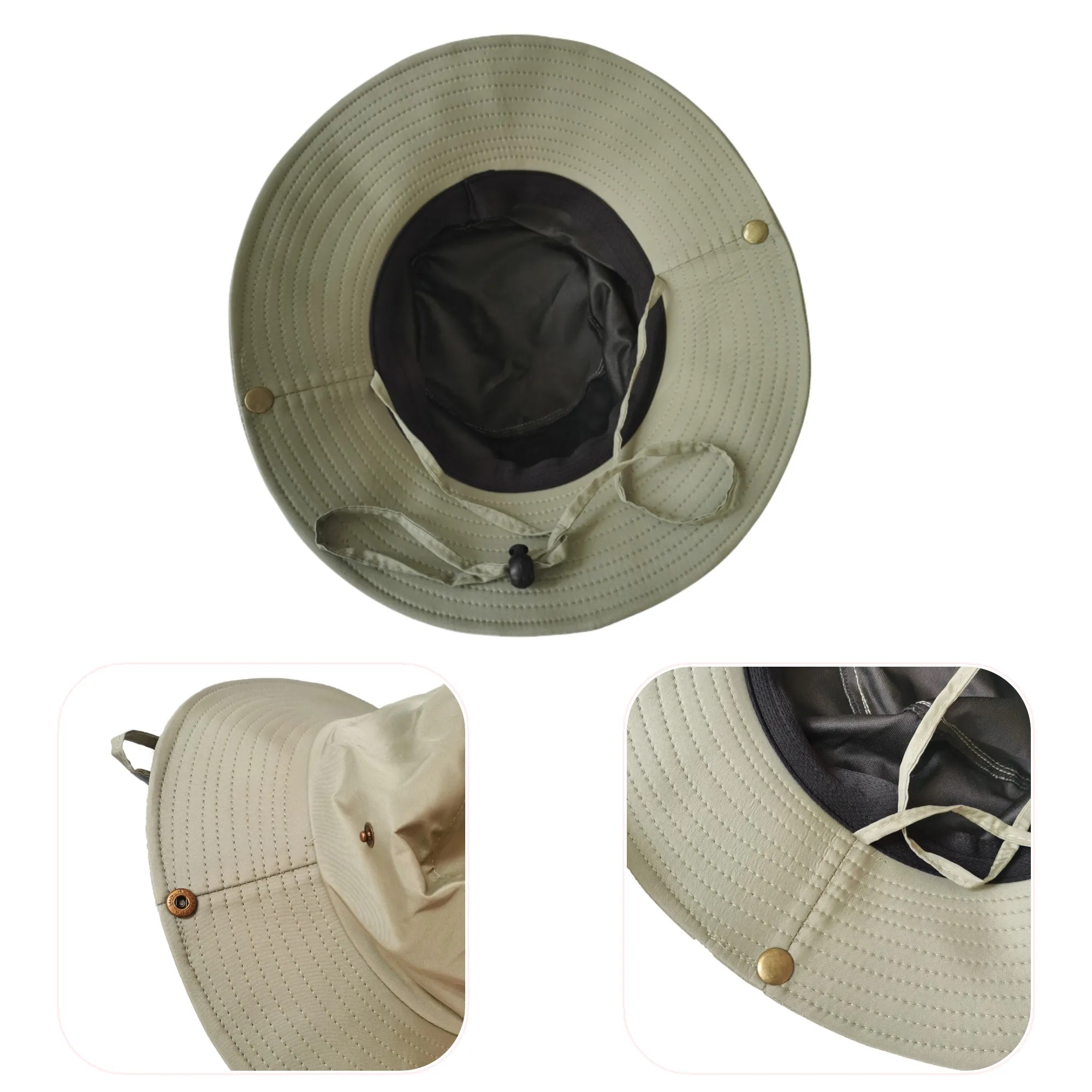 Unisex Wide Brim Outdoor Sun Fishing Hat 2