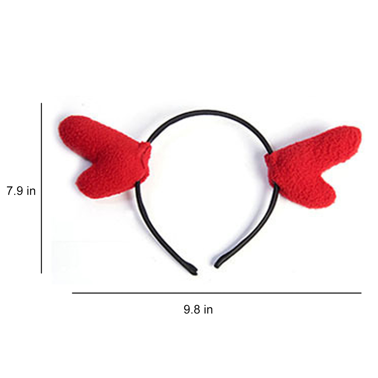 Christmas Plush Antlers Headband 4