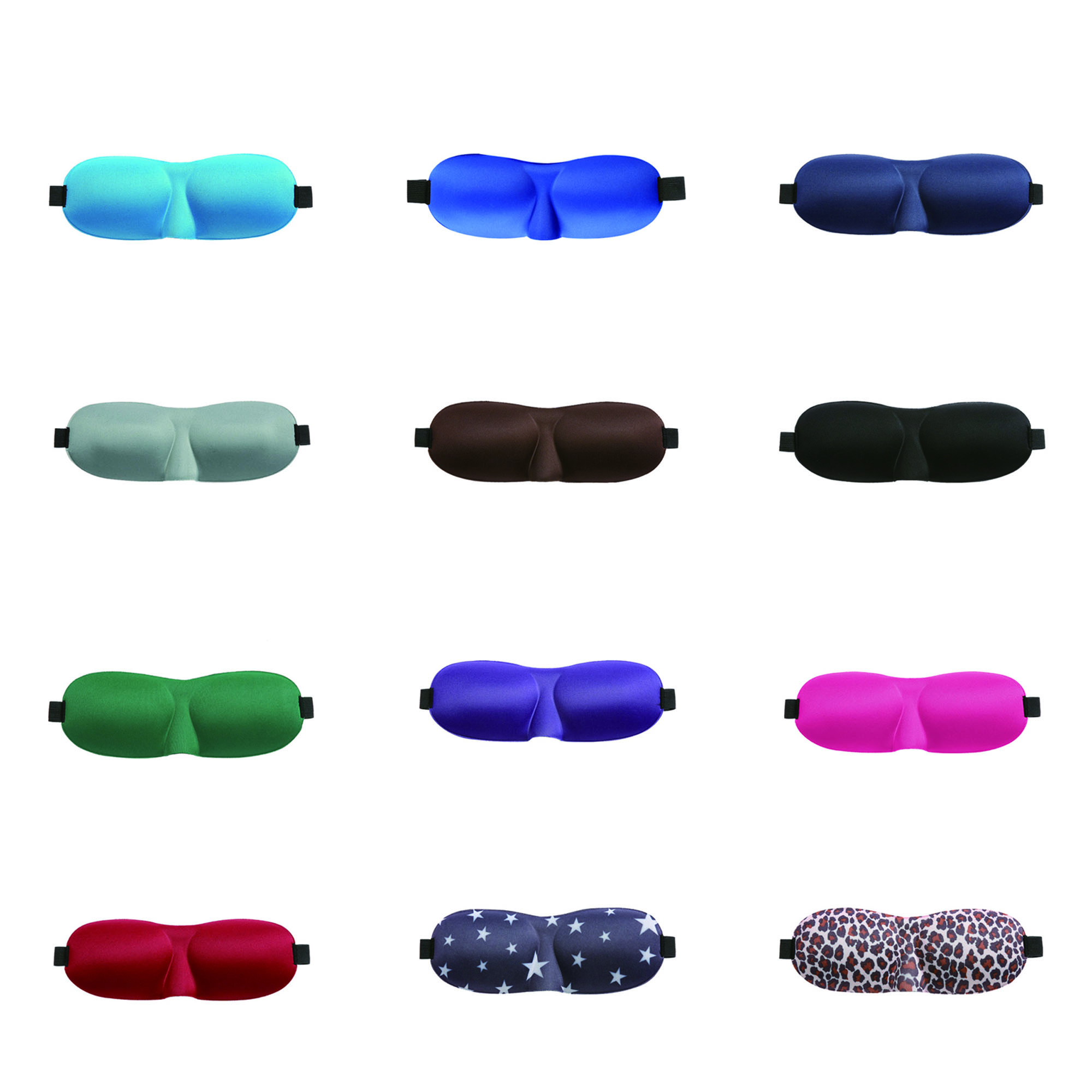 MOQ 50 PCS Polyester Sleep Eye Mask 3