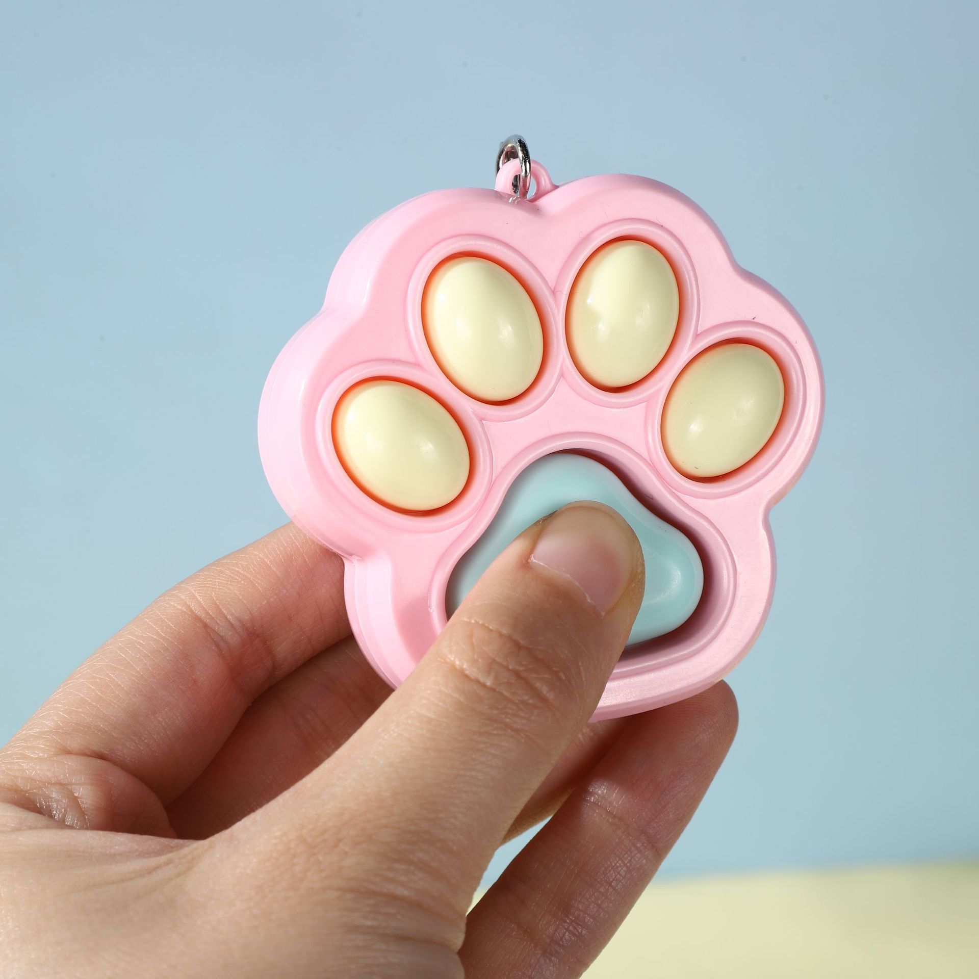 Cat Paw Keychain Fidget Keychain 6