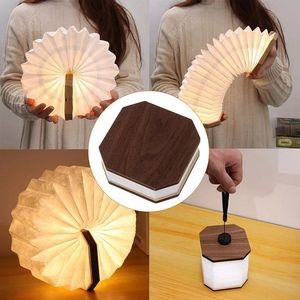 Solid Wood Nordic Style Net Red Night Light 2