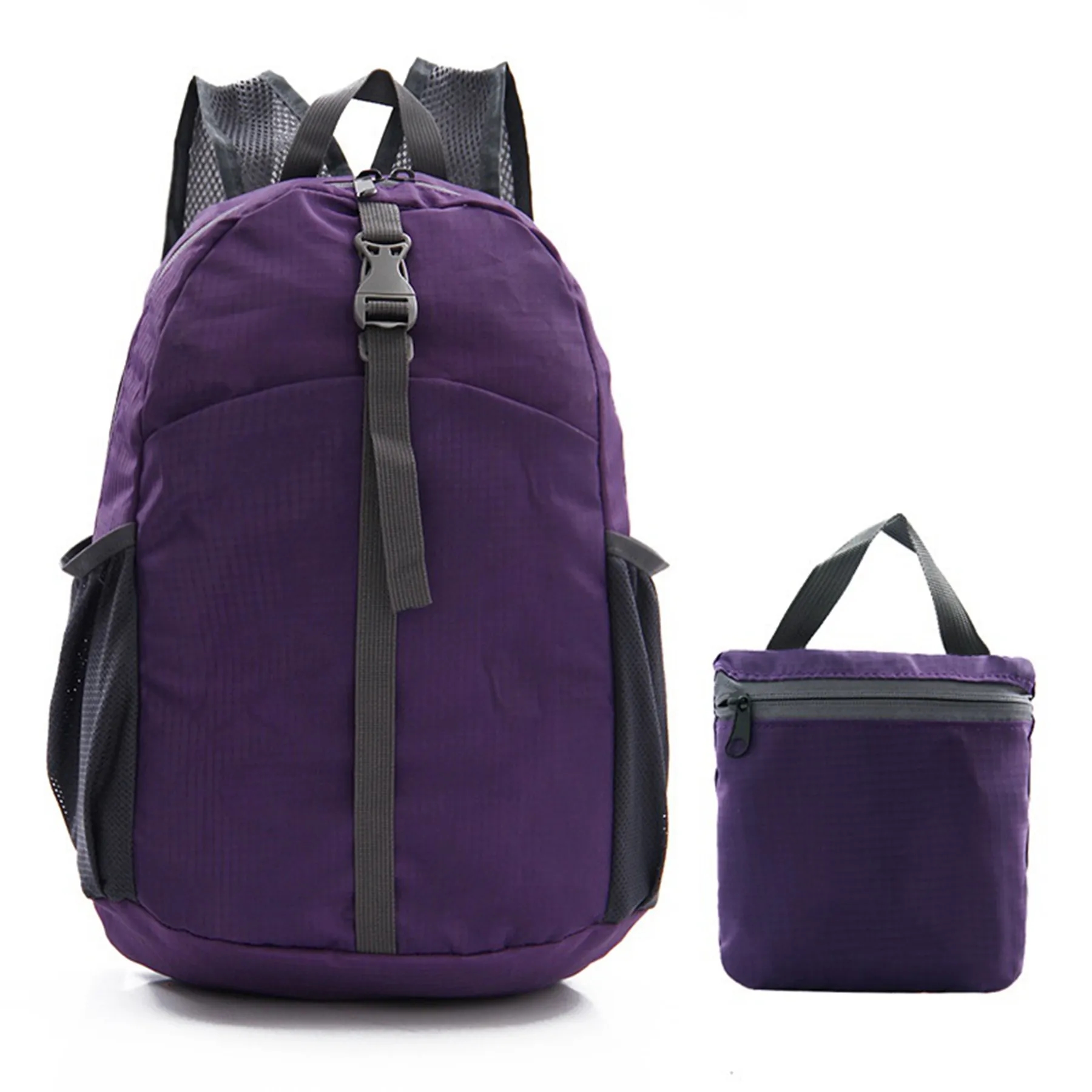 Waterproof Folding Double Shoulder Backpack 6
