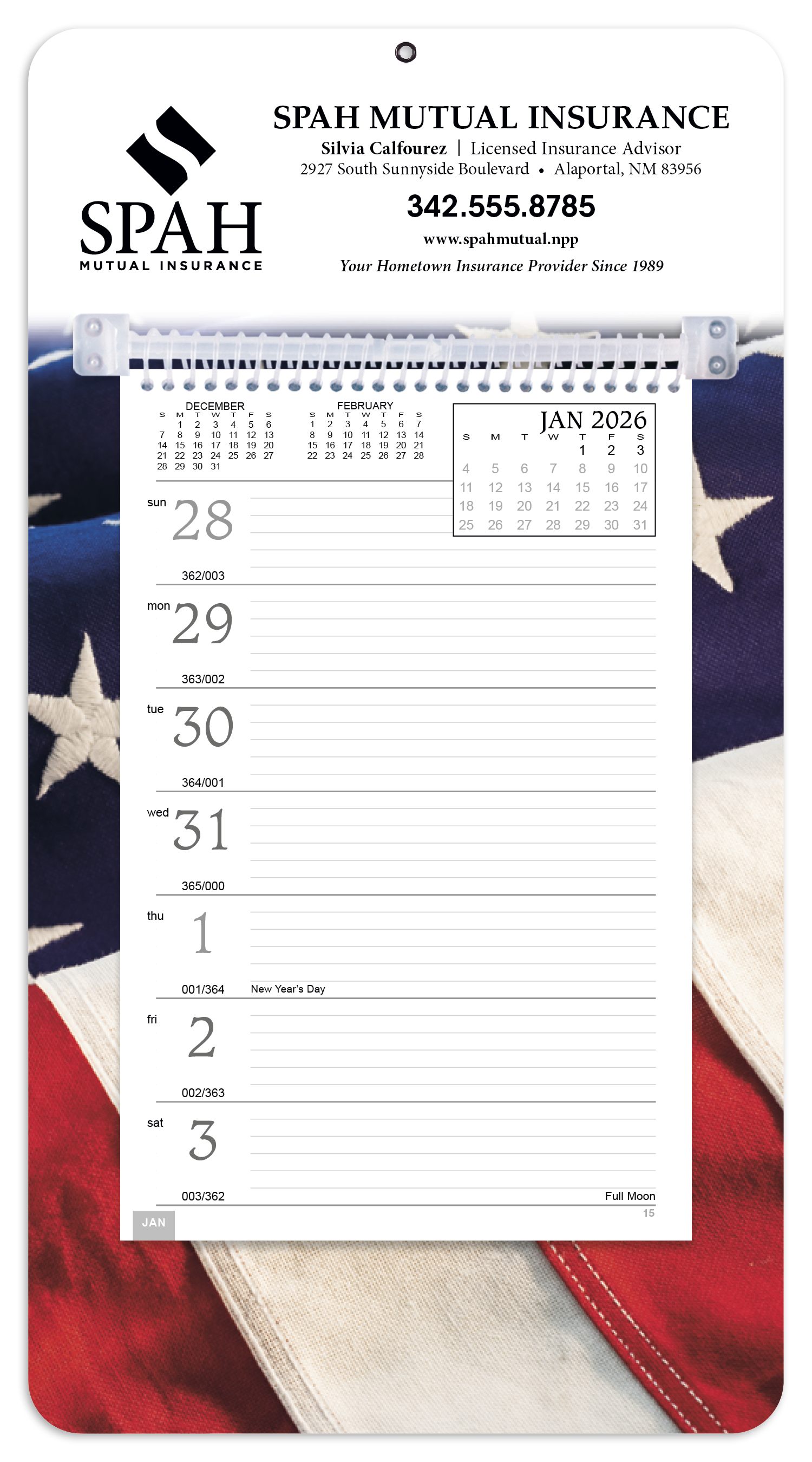 Triumph® Calendars Full-Color Weekly Memo Calendar 45