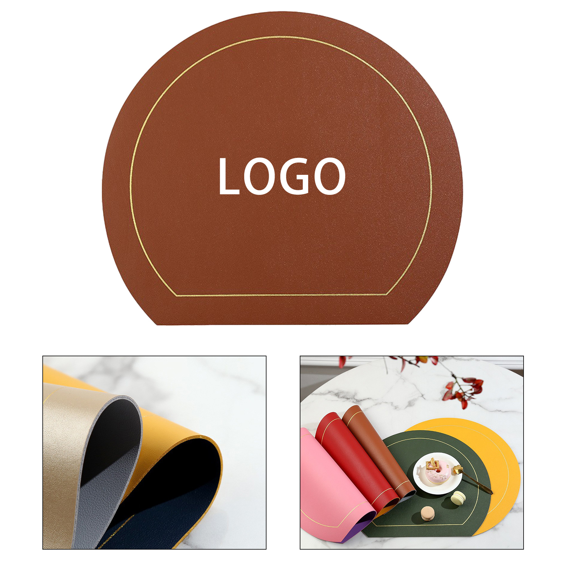 Faux Leather Placemat 1