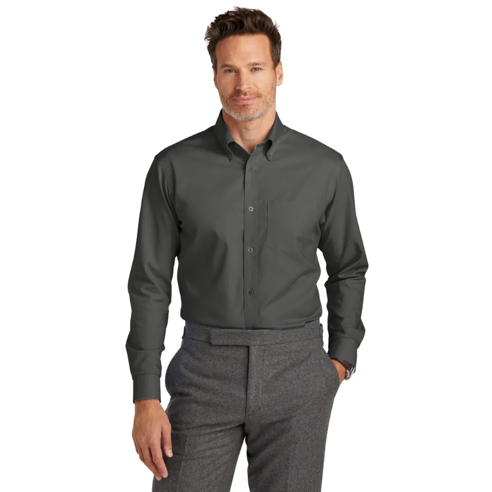 Brooks Brothers(R) Tall Wrinkle-Free Stretch Nailhead Shirt 4