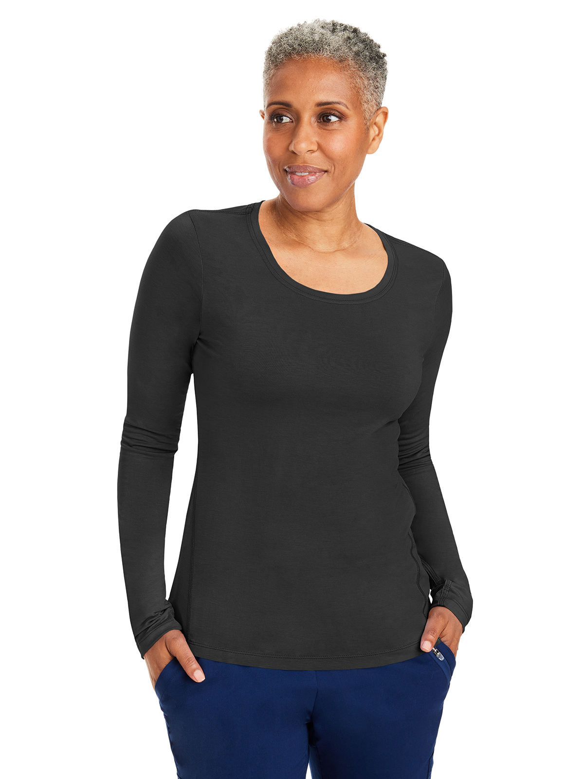Healing Hands - HH Knits - Women's Pocketless Mackenzie Crew Neck Underscrub Tee 27