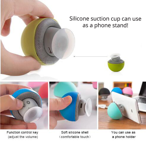 Mushroom Wireless Bluetooth Speaker / Stand 6