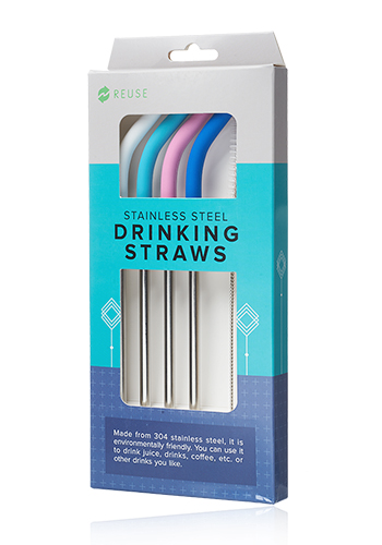 4-Piece Straw Pack with Brush 2