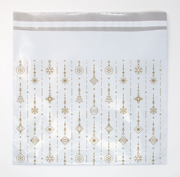 Holiday Gold Seasonal Predesigned Poly Mailer (14 x 12) 3
