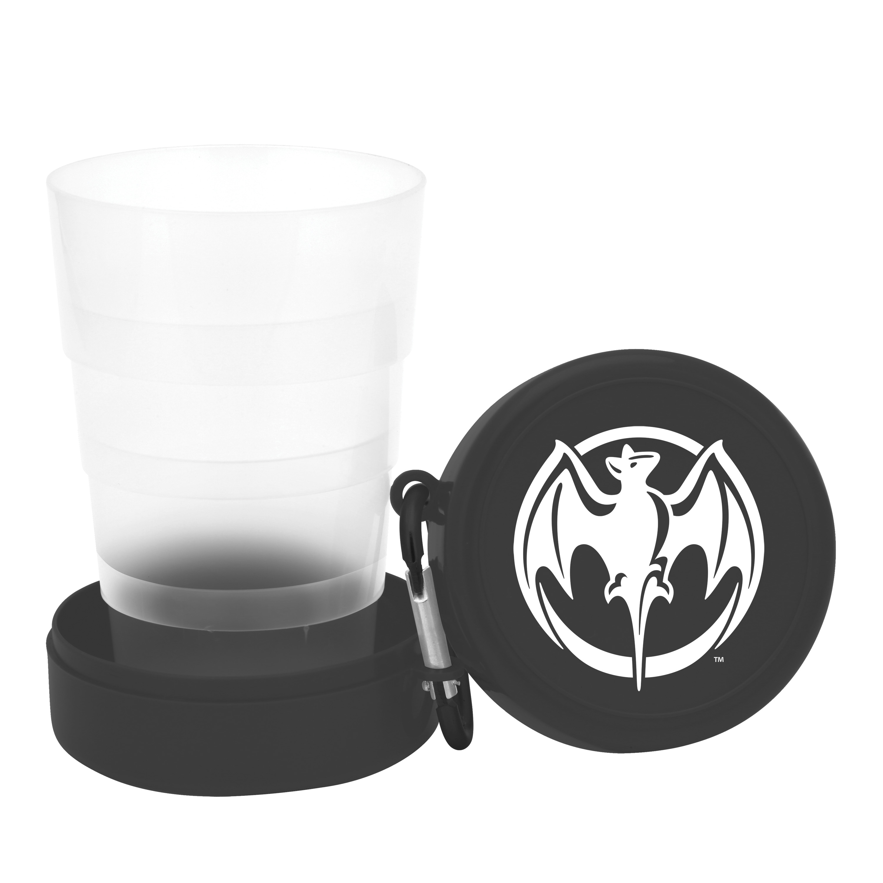 6 Oz. Pop-Up Collapsible Cup w/Carabiner 12