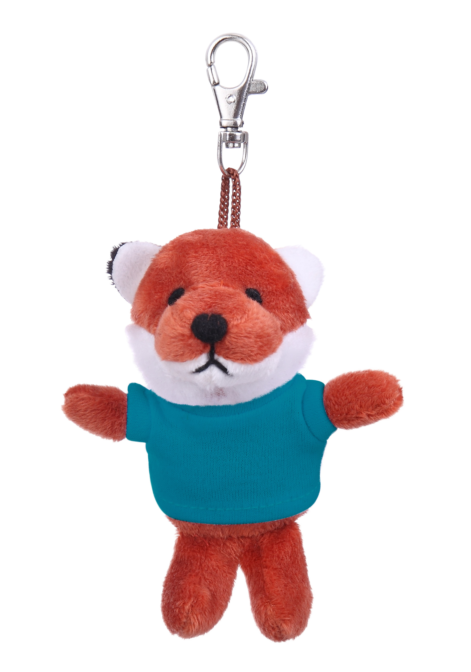 Soft Plush Fox Keychain with Tee 11