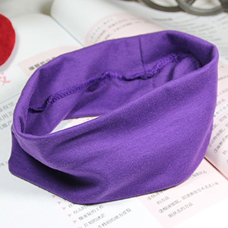 Stretch Yoga Cotton Headbands Sweatband 5