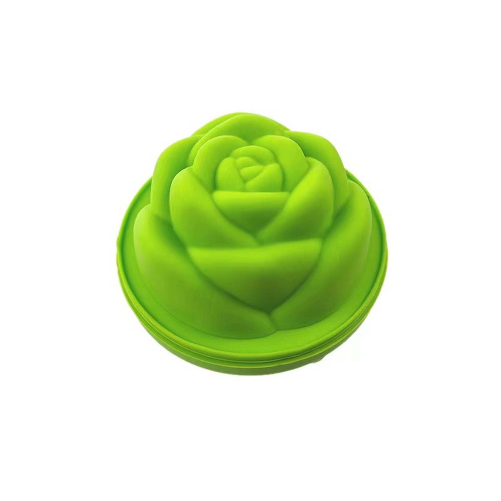 Rose Shape Silicone Ice Cube Trays 6