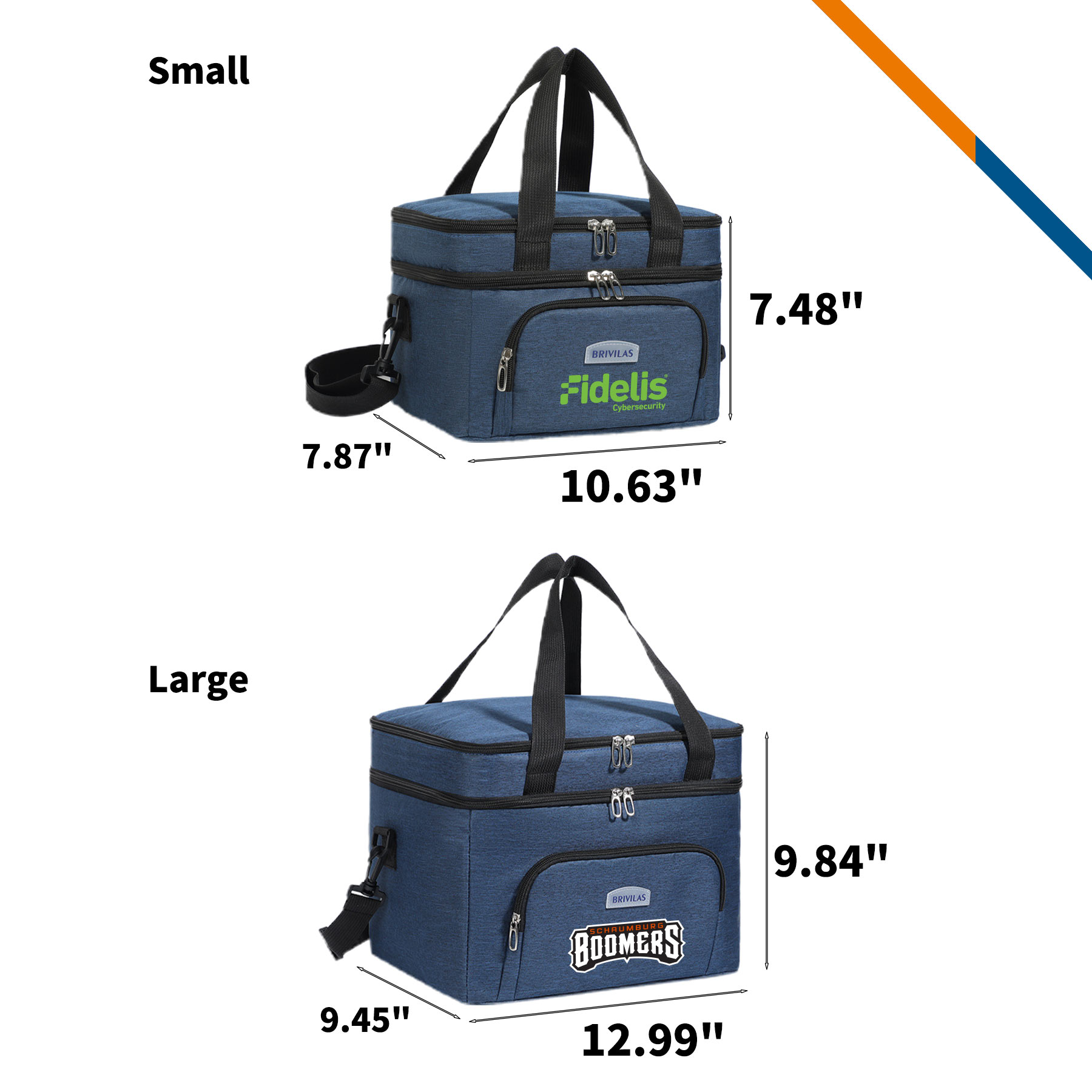 Vipit Double Layer PEVA Crossbody Cooler Bag 6
