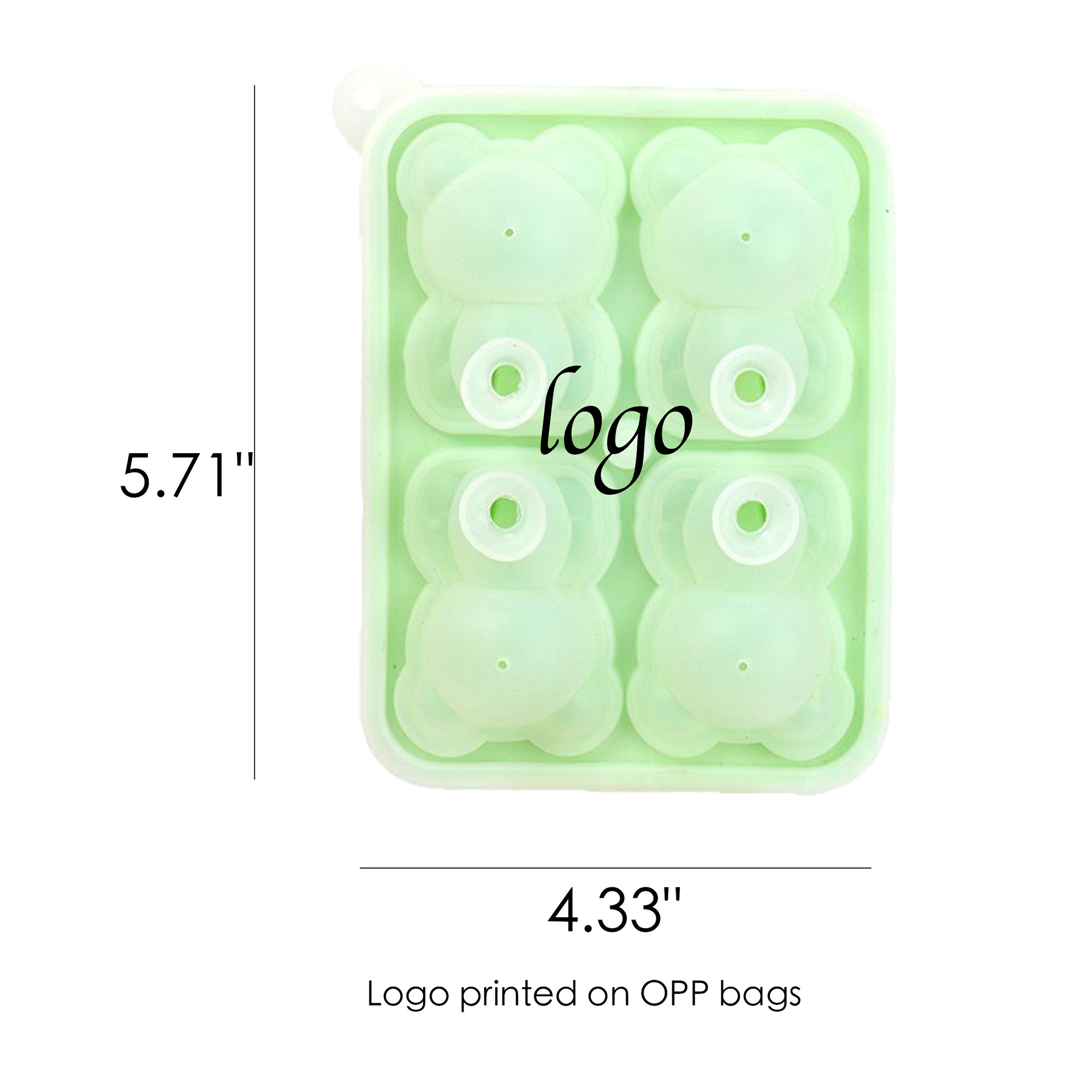 MOQ100 Bear Ice Mold 4