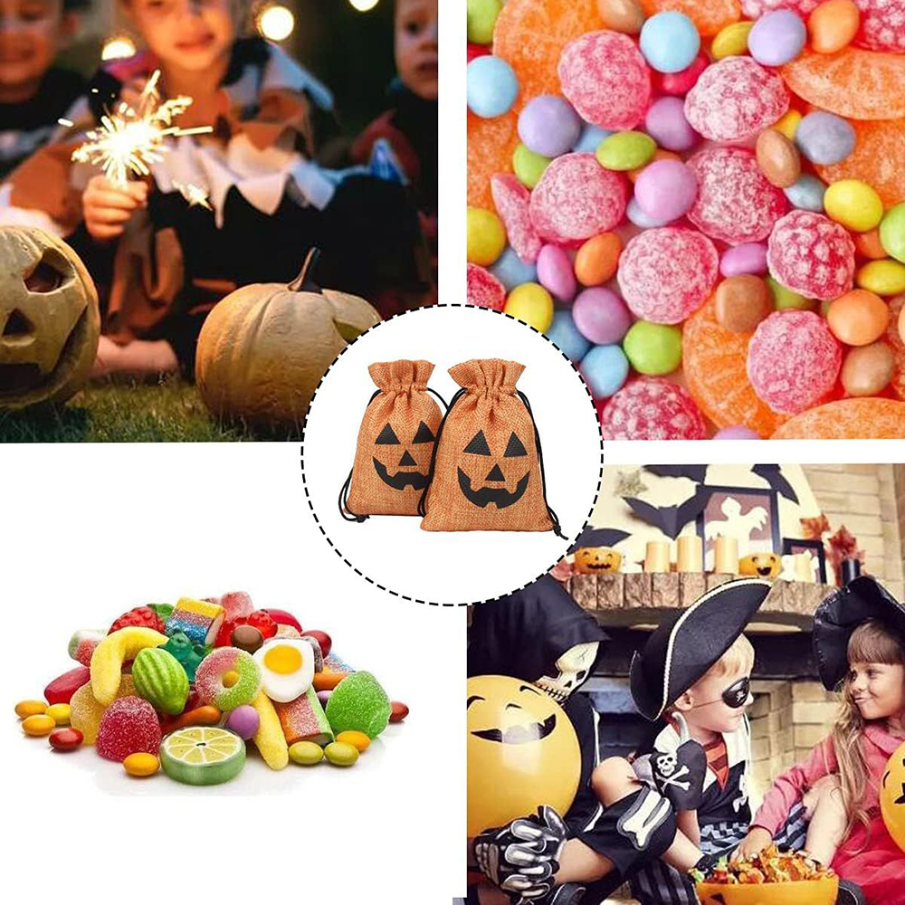 Halloween Candy Drawstring Bag 10
