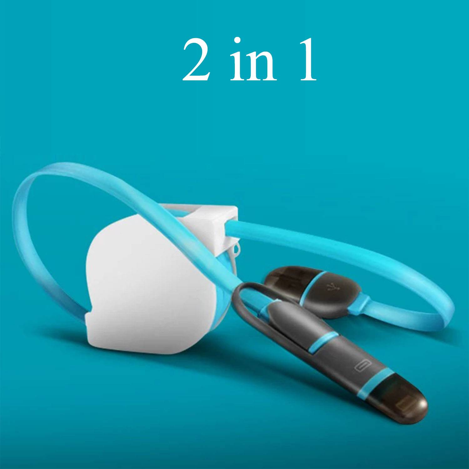2 In 1 Retractable Multifunction USB Data Charging Cable 8
