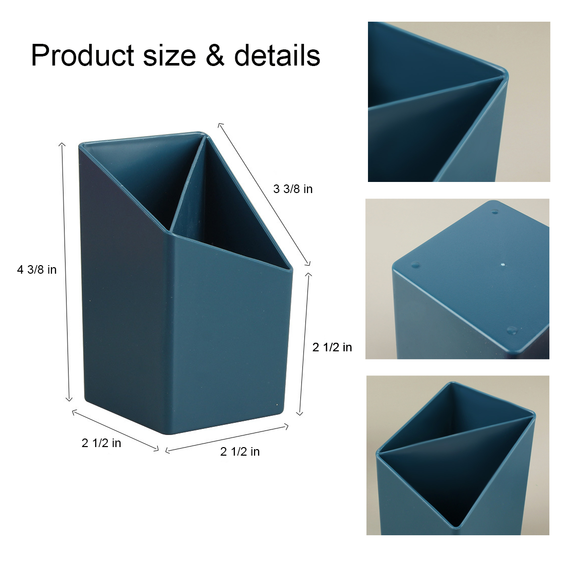 Desktop Cosmetic Storage Box, promotional clip with logo imprint 6