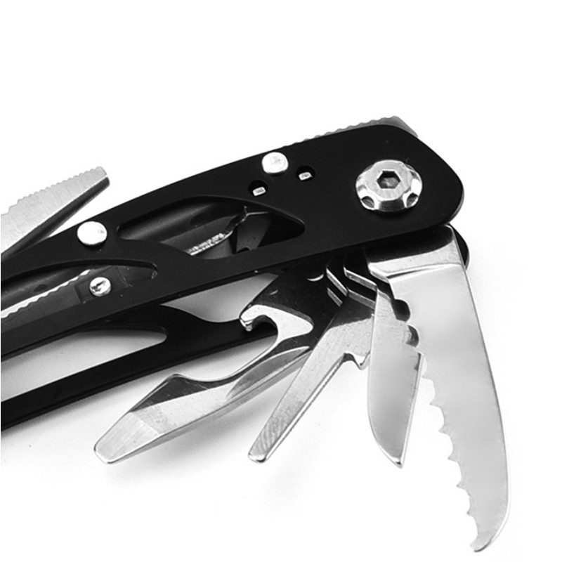 Stainless Steel Folding Pliers Multi-Tool with Key Ring 5