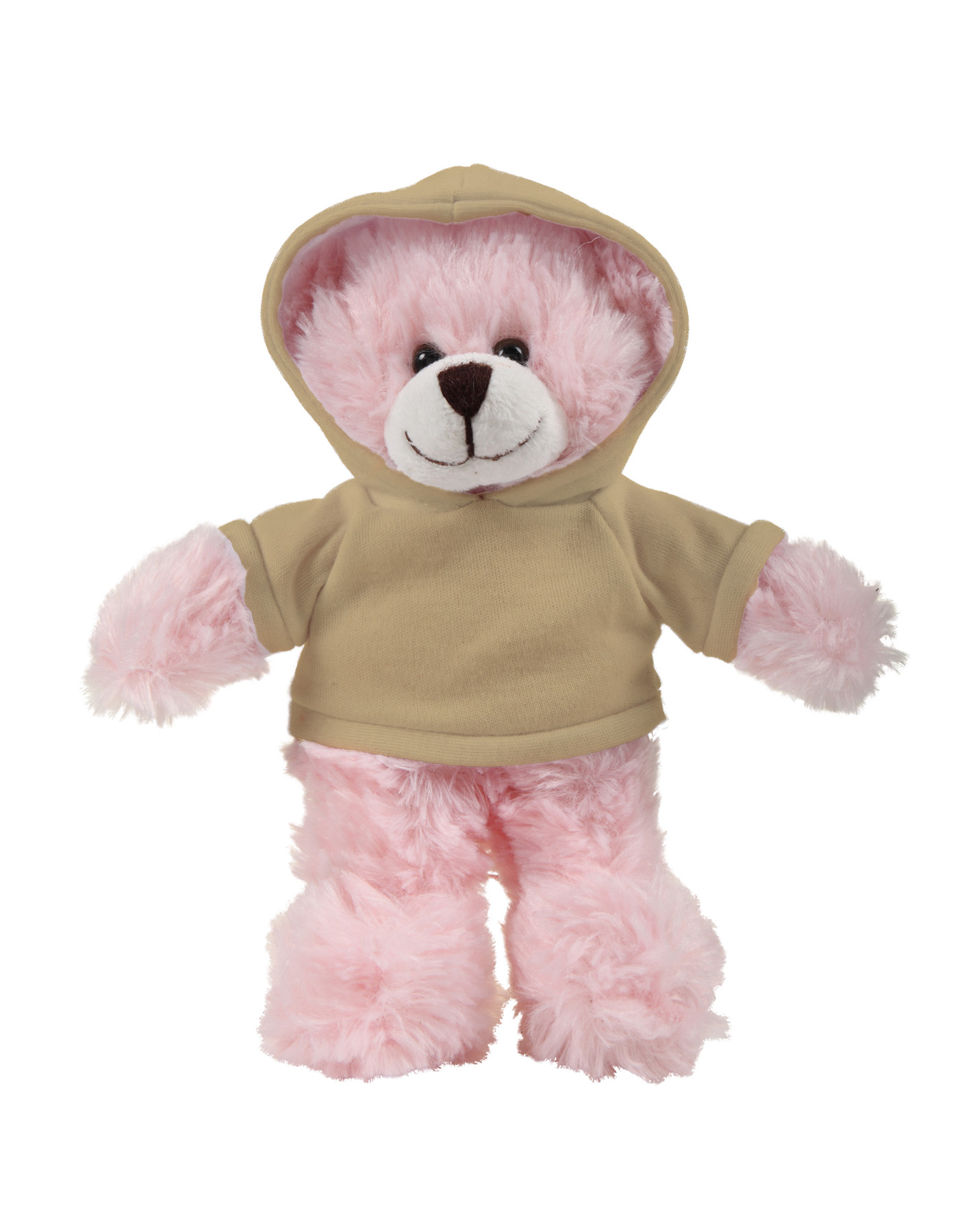 soft plush Pink Bear with hoodie 16