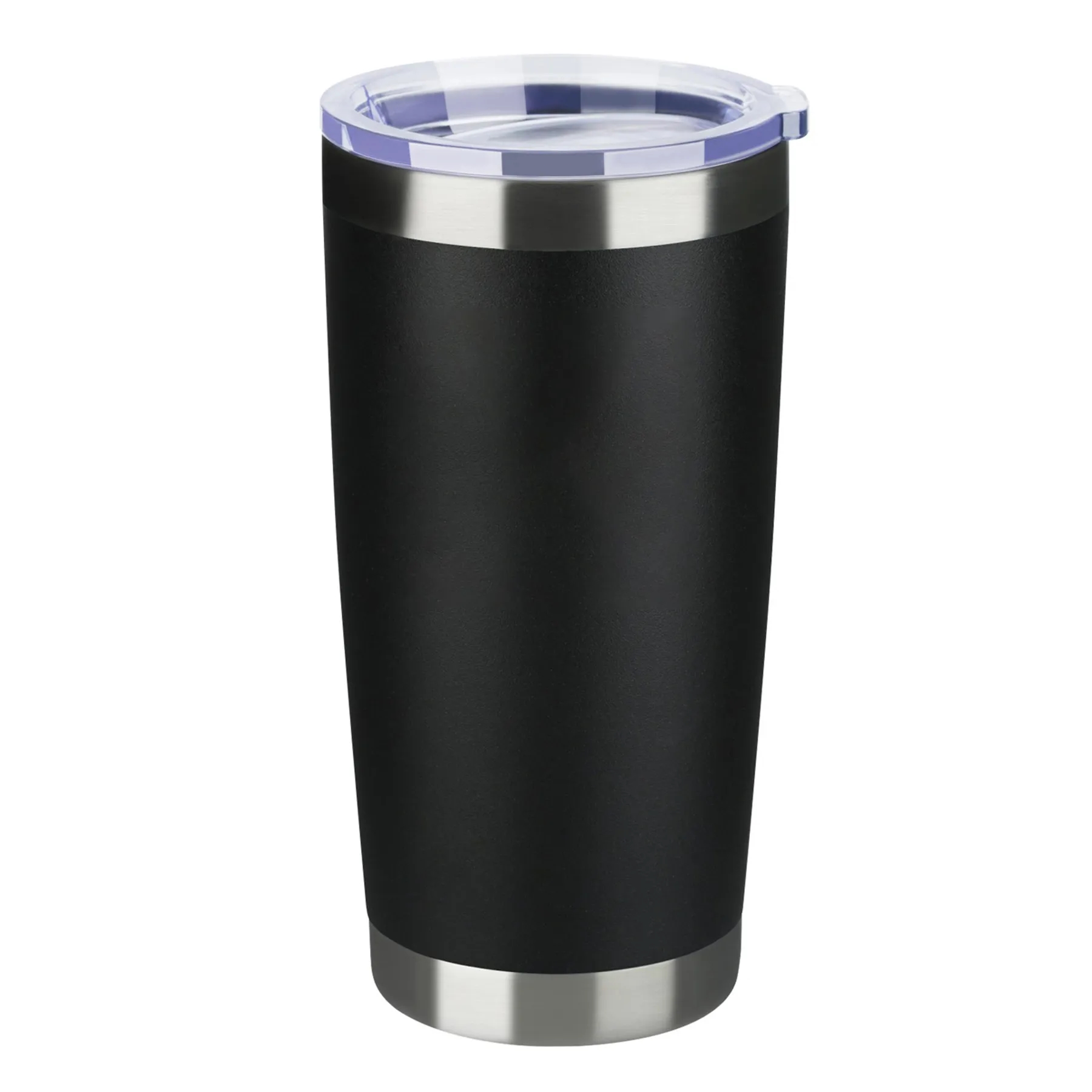 20 Oz. Powder Coated Tumbler w/Clear Slide Lid 12
