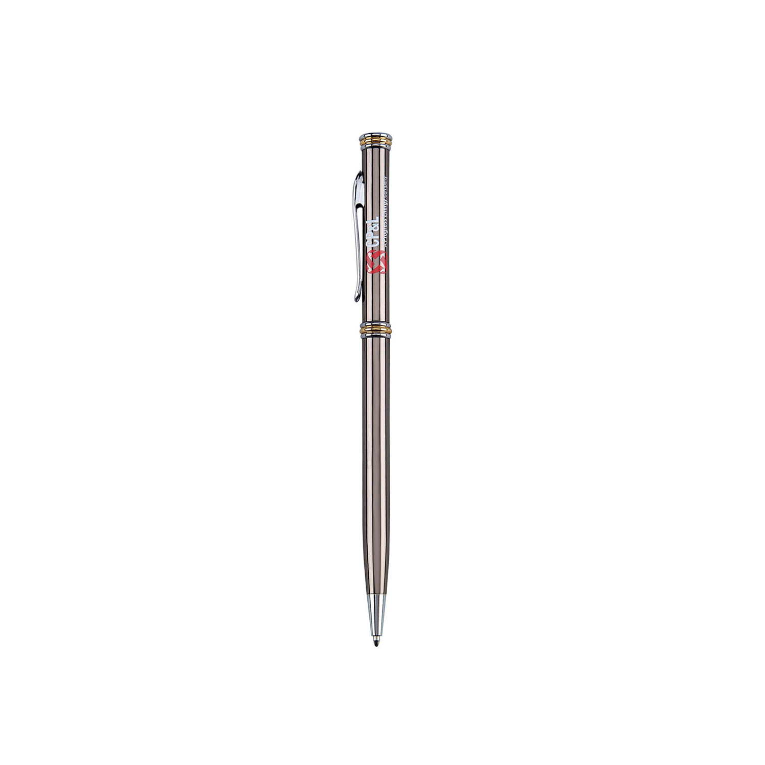 Metallic Ballpoint Twist Pen - Gunmetal 6