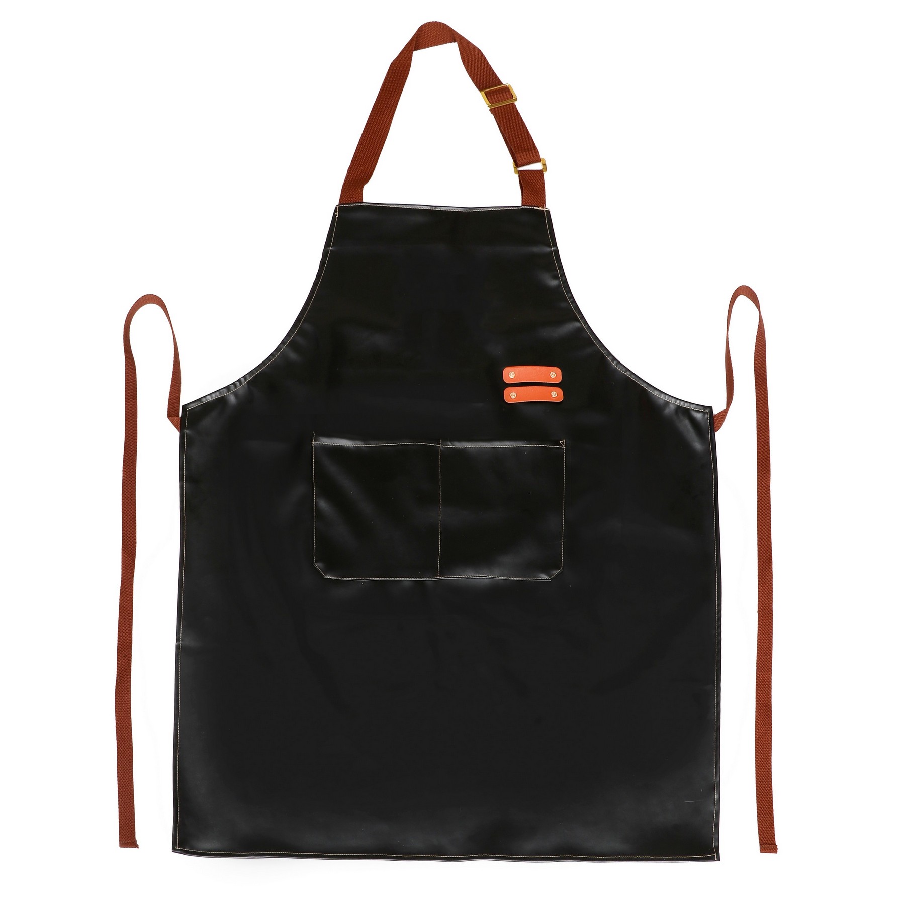 Full Color Heat Transfer Premium Water and Oil Repellent PU Leather Apron 3