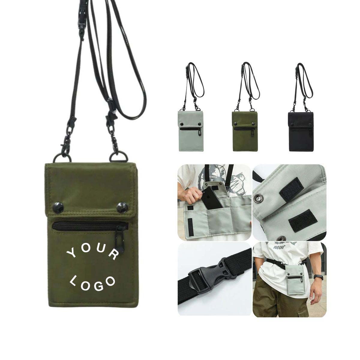 Splash Proof Phone Bag with Organized Compartments 4
