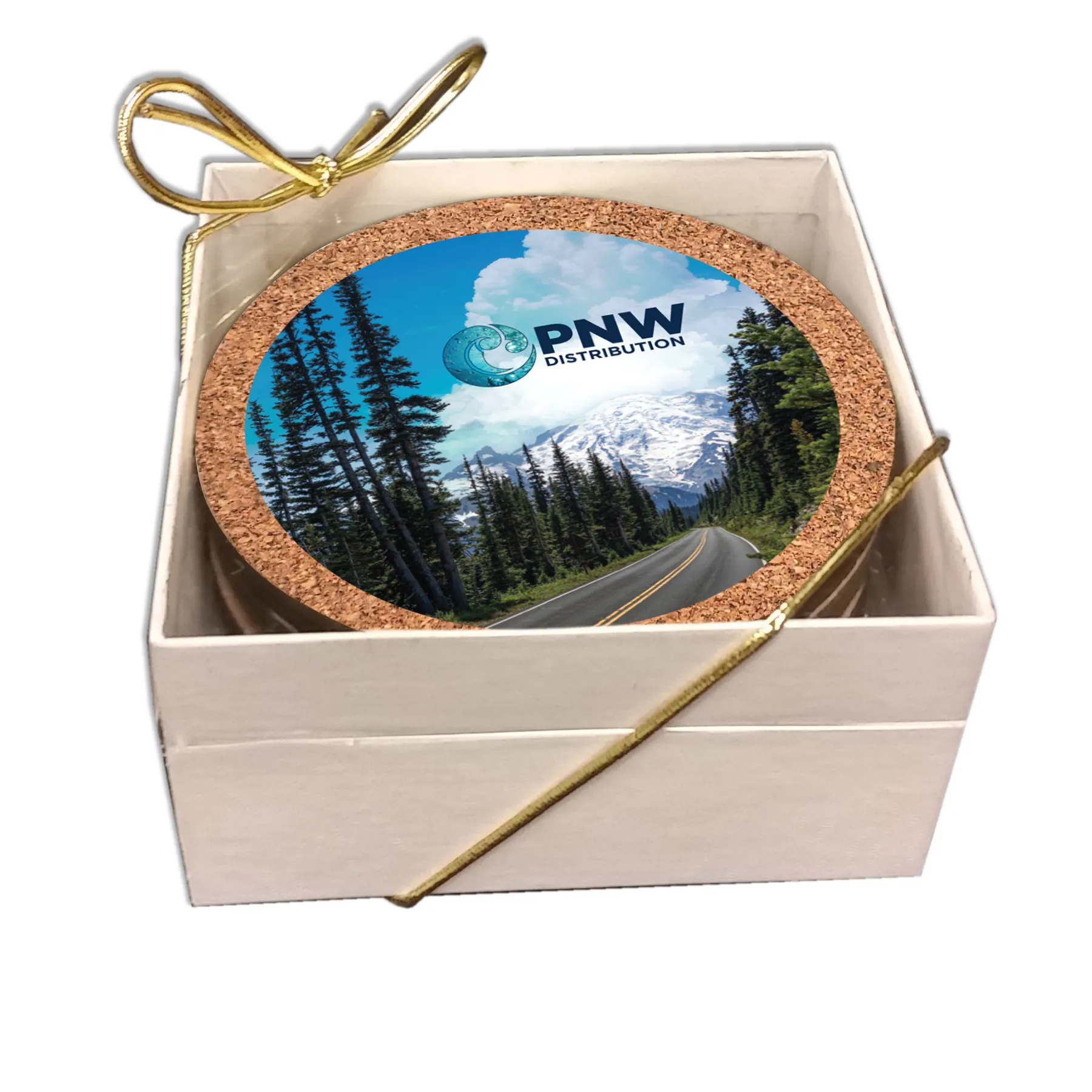 Cork Wood Coaster - Full Color Graphic 3