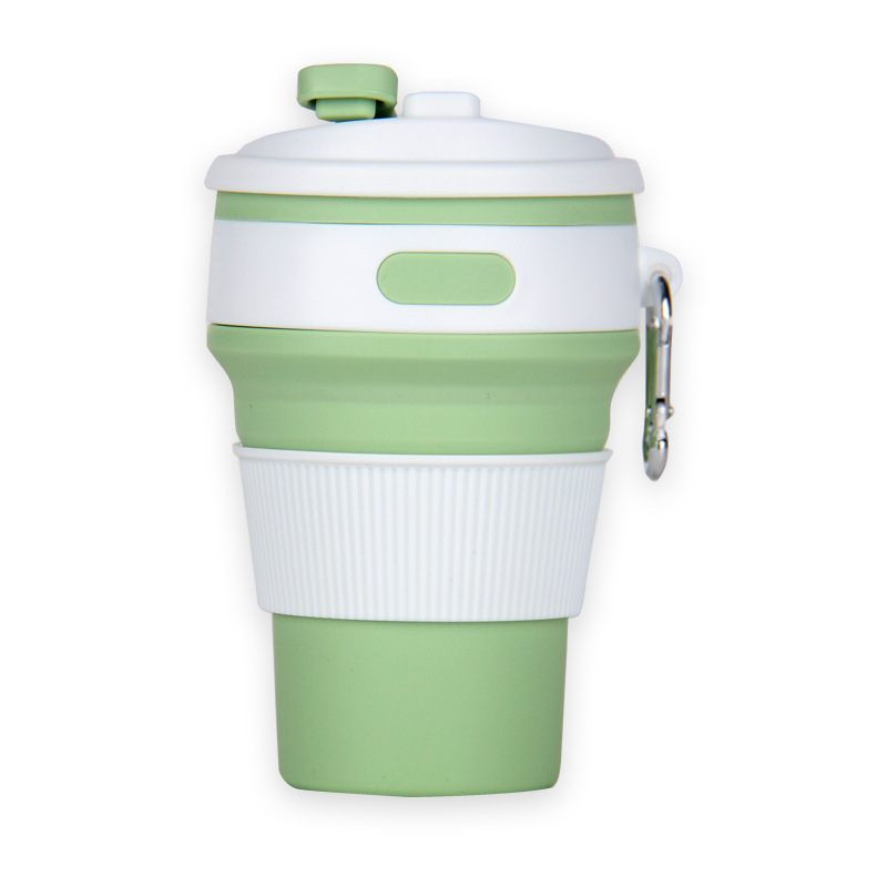 12 oz Silicone Collapsible Cup W/ Carabiner 7